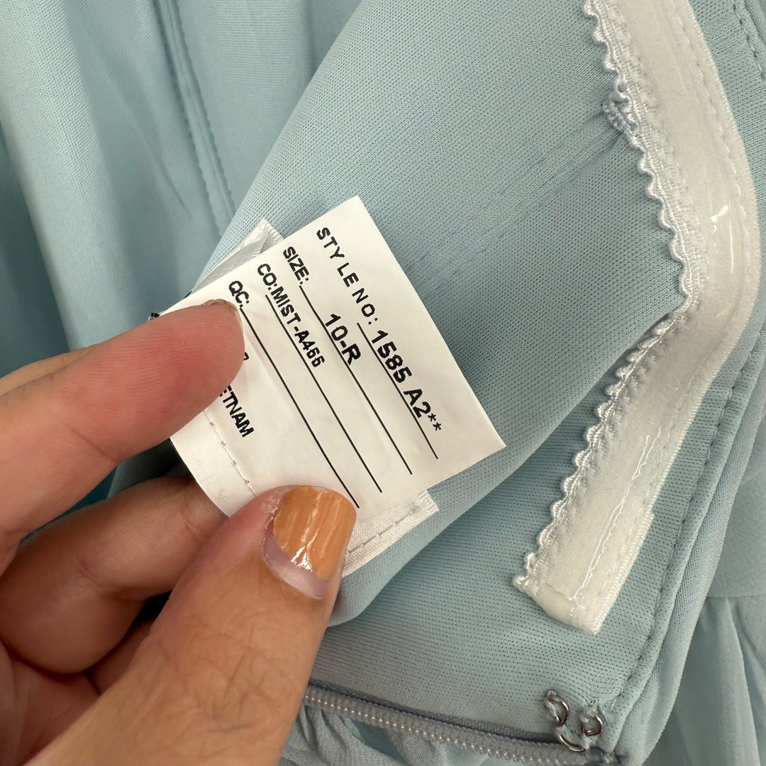 After Six Strapless Pleated Surplice Chiffon Maxi Dress With A-Line Skirt