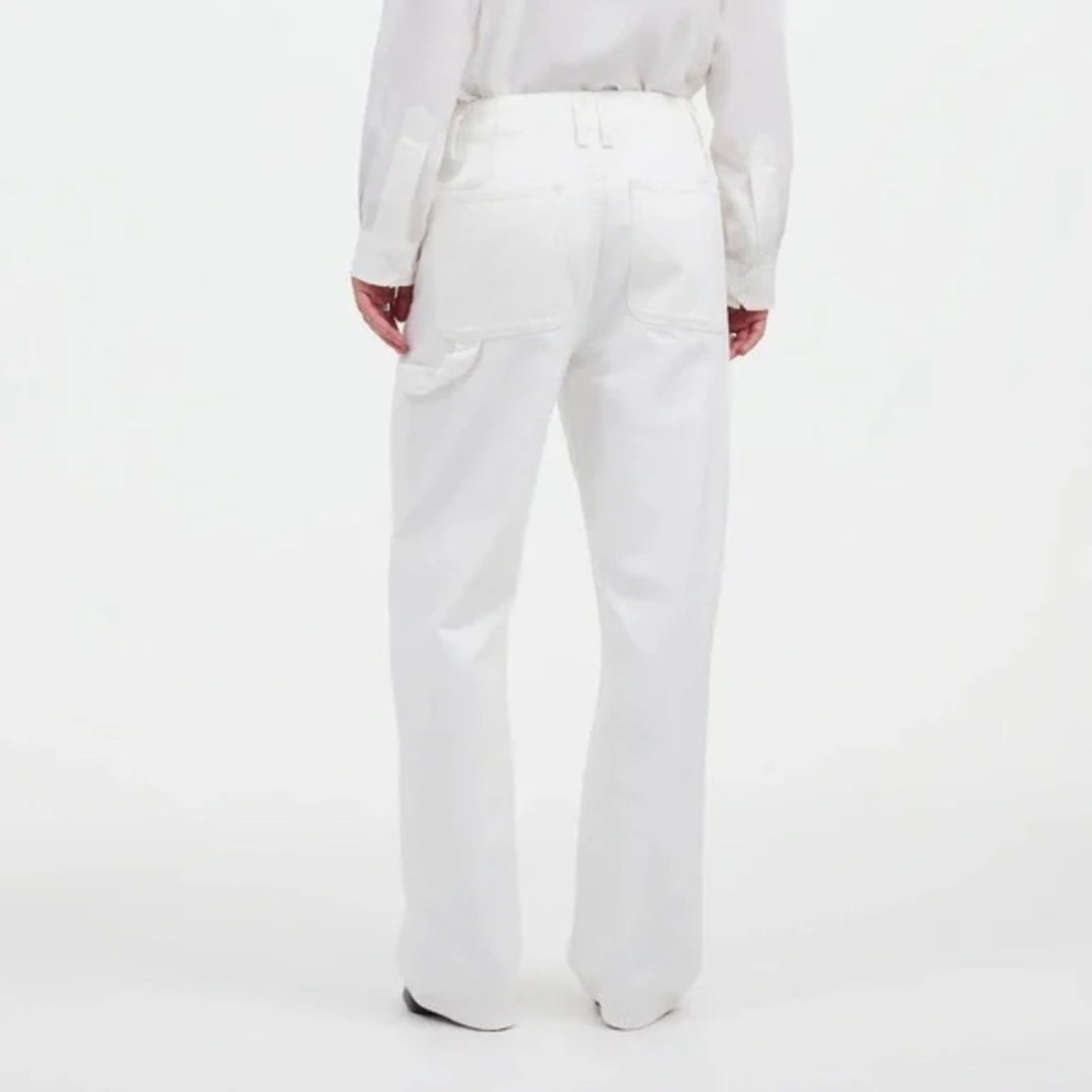 Madewell Alexa Chung for Madewell Workwear Jeans in True White Size 27