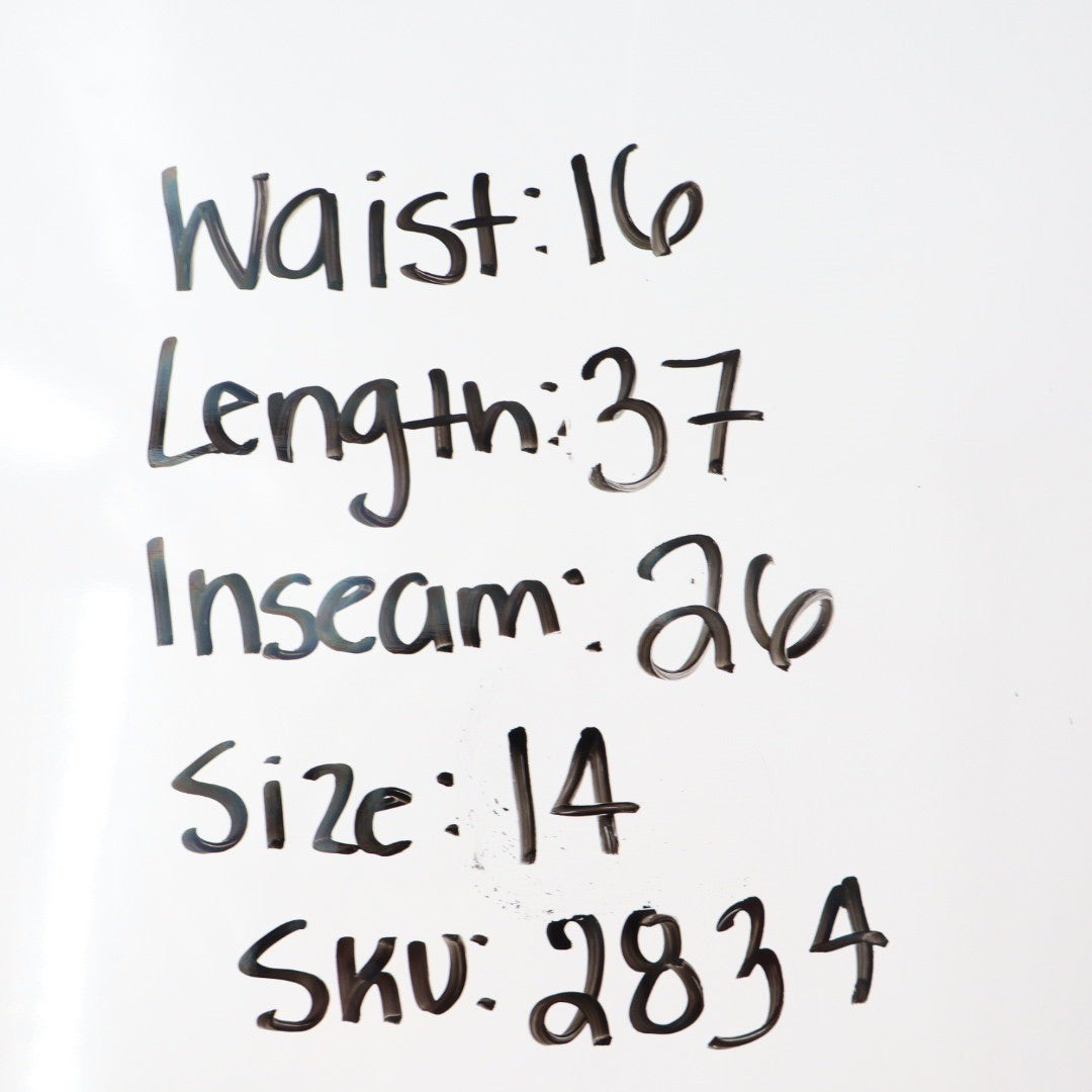 AMERICAN GIANT Black Leggings Pants Made in USA Size 14