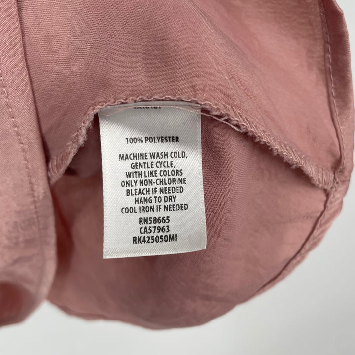 ABOUND Pink Satin Ruffle Camisole Top XS