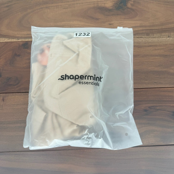 ShaperMint Essentials High Waist Body Shaper Shorts Beige XL 2XL