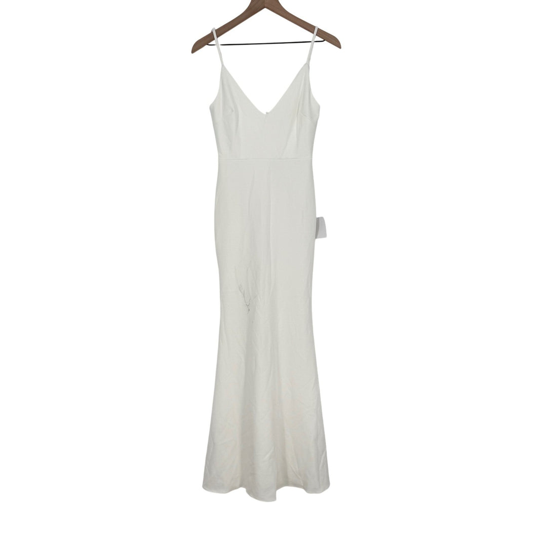 Lulus Infinite Glory White Maxi Dress Size XS