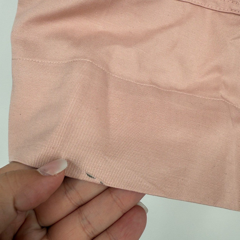 Madewell Crop Cargo-Pocket Crewneck Top Size M