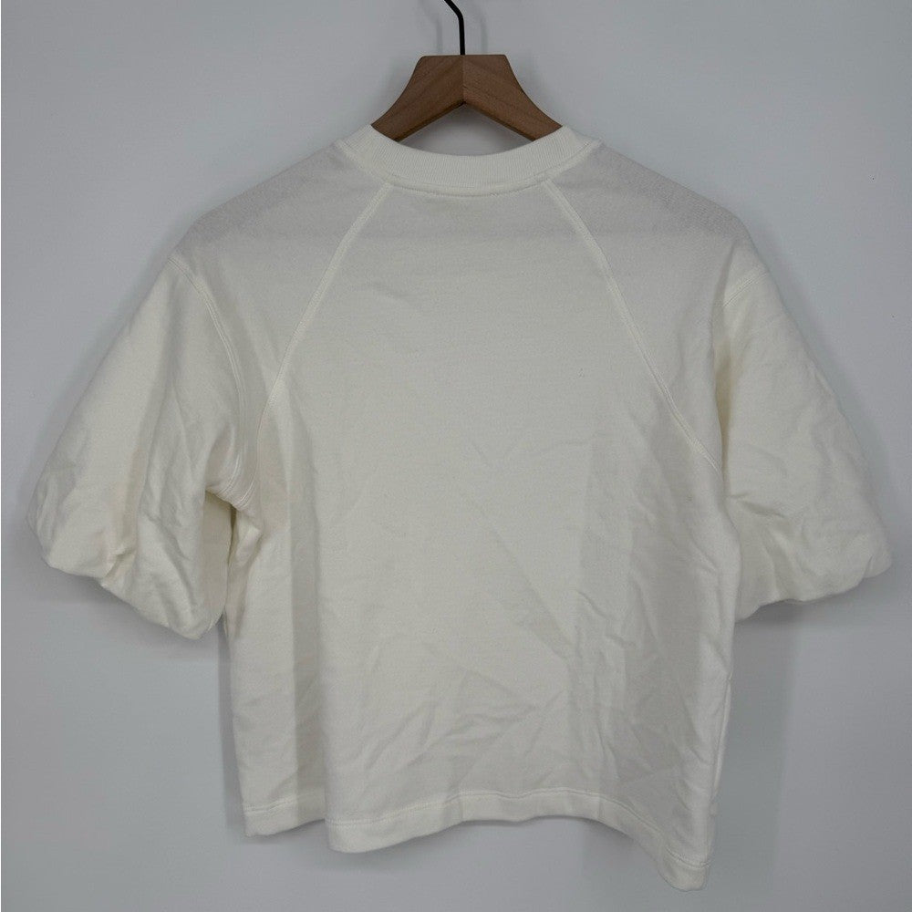 Madewell Puff-Sleeve Sweatshirt Tee Size XXS