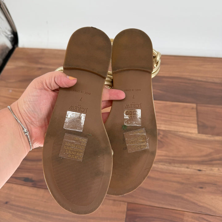 J.Crew Knotted Ankle-Strap Sandal Size 7