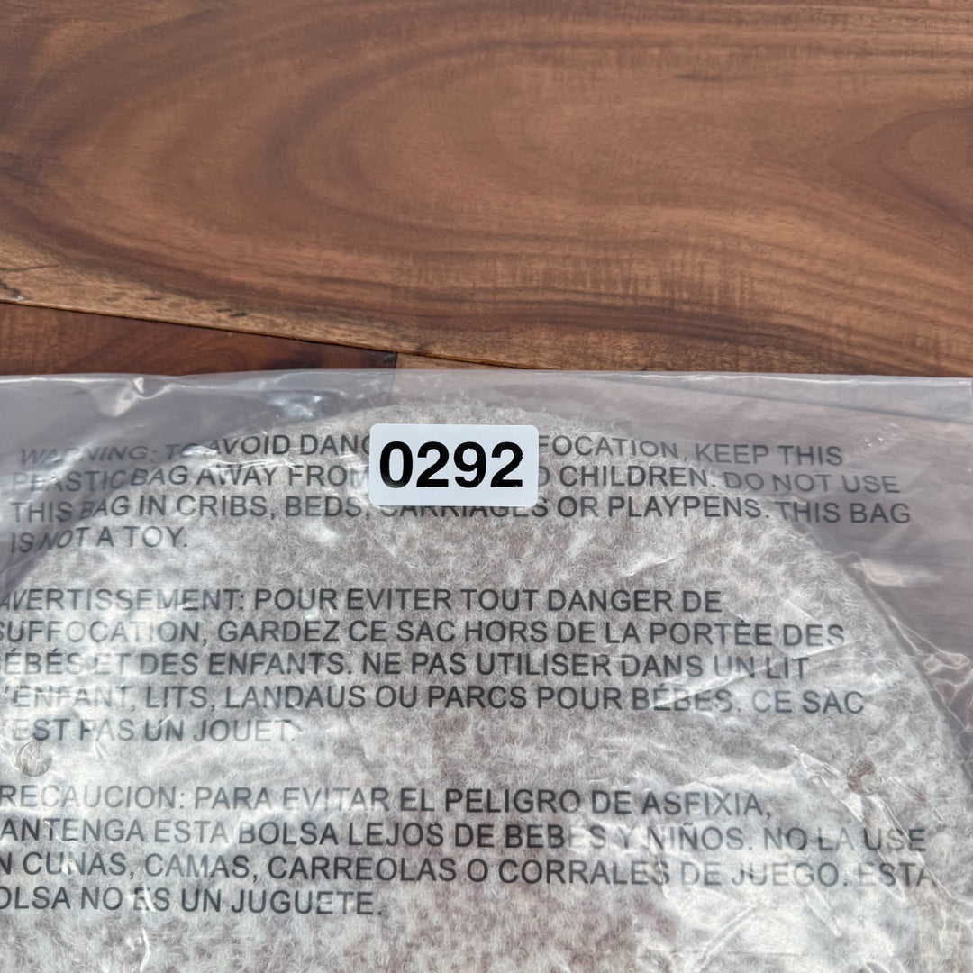 Barefoot Dreams CozyChic Lite Confetti Beanie Hat Womens Cream Taupe Knit Cap