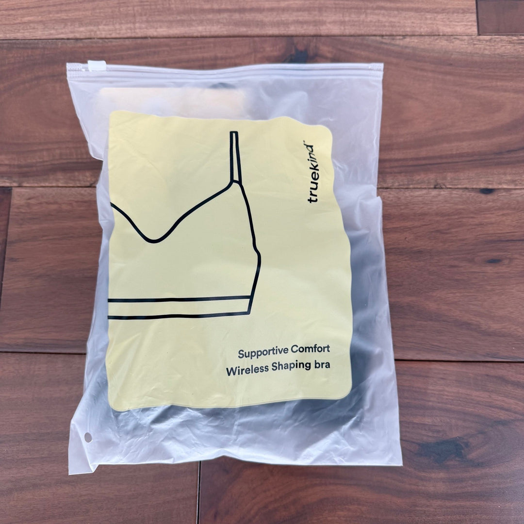 Truekind Supportive Comfort Wireless Shaping Bra - Black - Size L