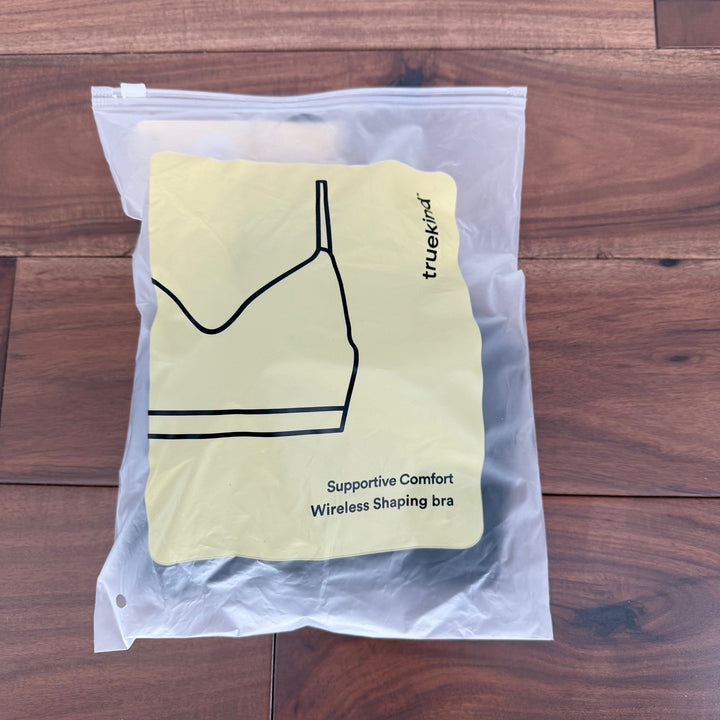 Truekind Supportive Comfort Wireless Shaping Bra - Black - Size L