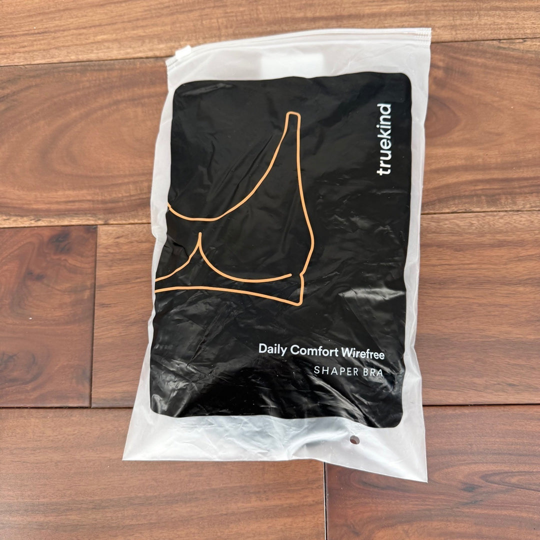 Truekind Daily Comfort Wirefree Shaper Bra Black Size L