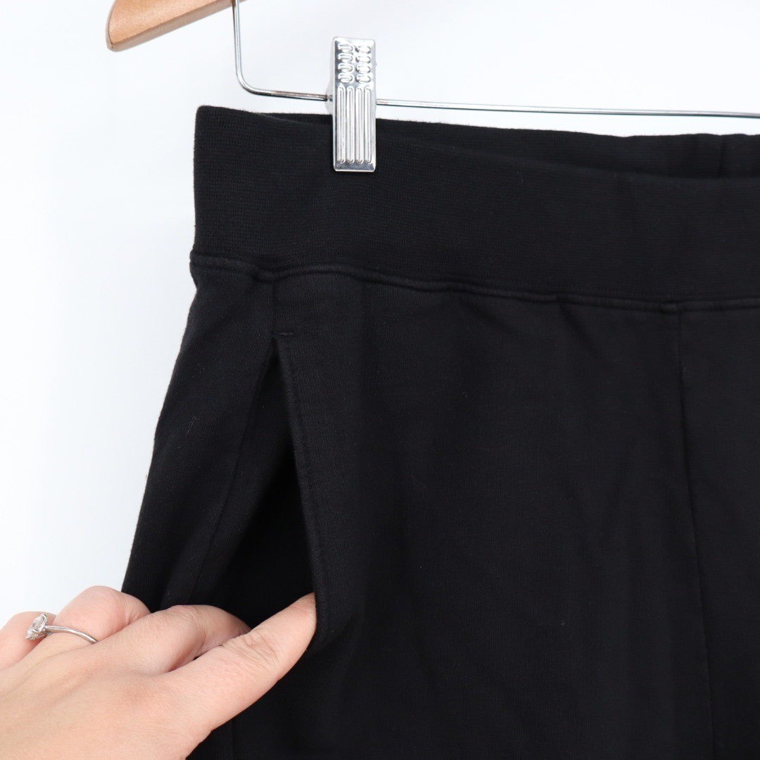 American Giant Black Wide Leg Sweatpants Lounge Pants XL Made in USA