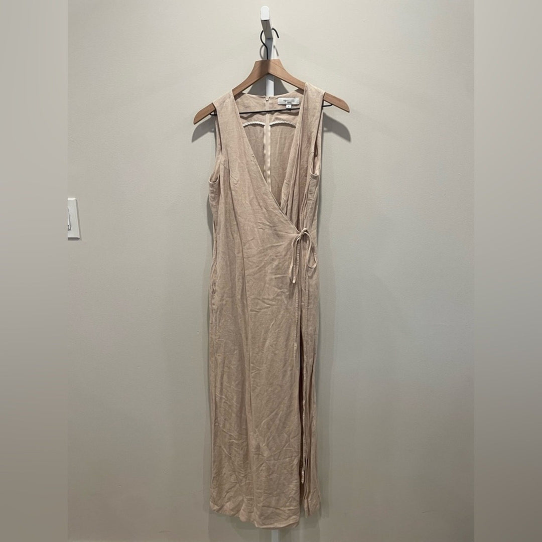 Rosetta Getty X RTR Oatmeal Apron Jumpsuit Size 6