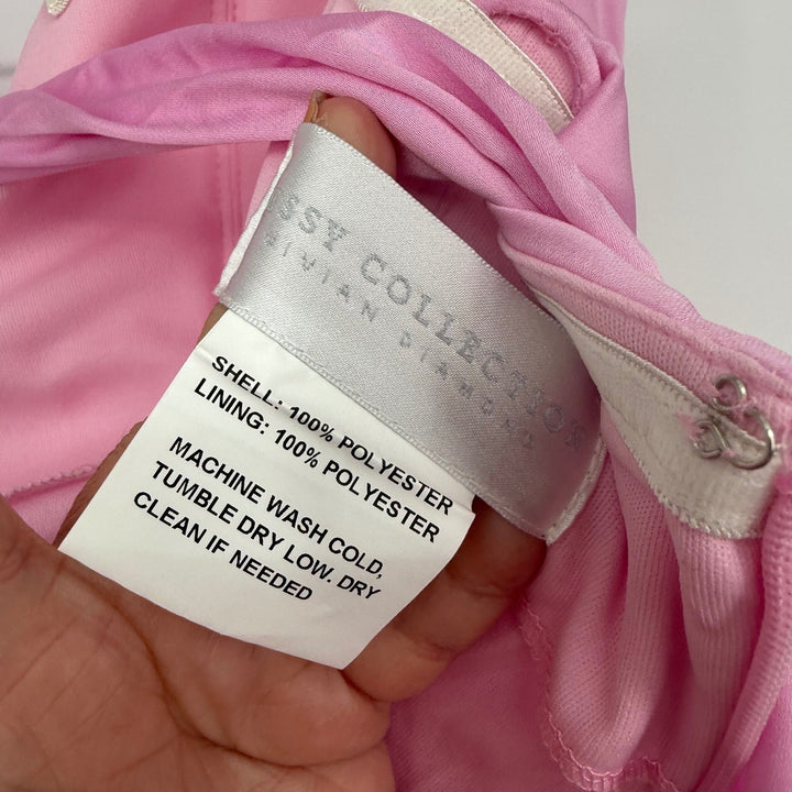 Dessy Collection Draped Satin Grecian Column Gown With Convertible Straps