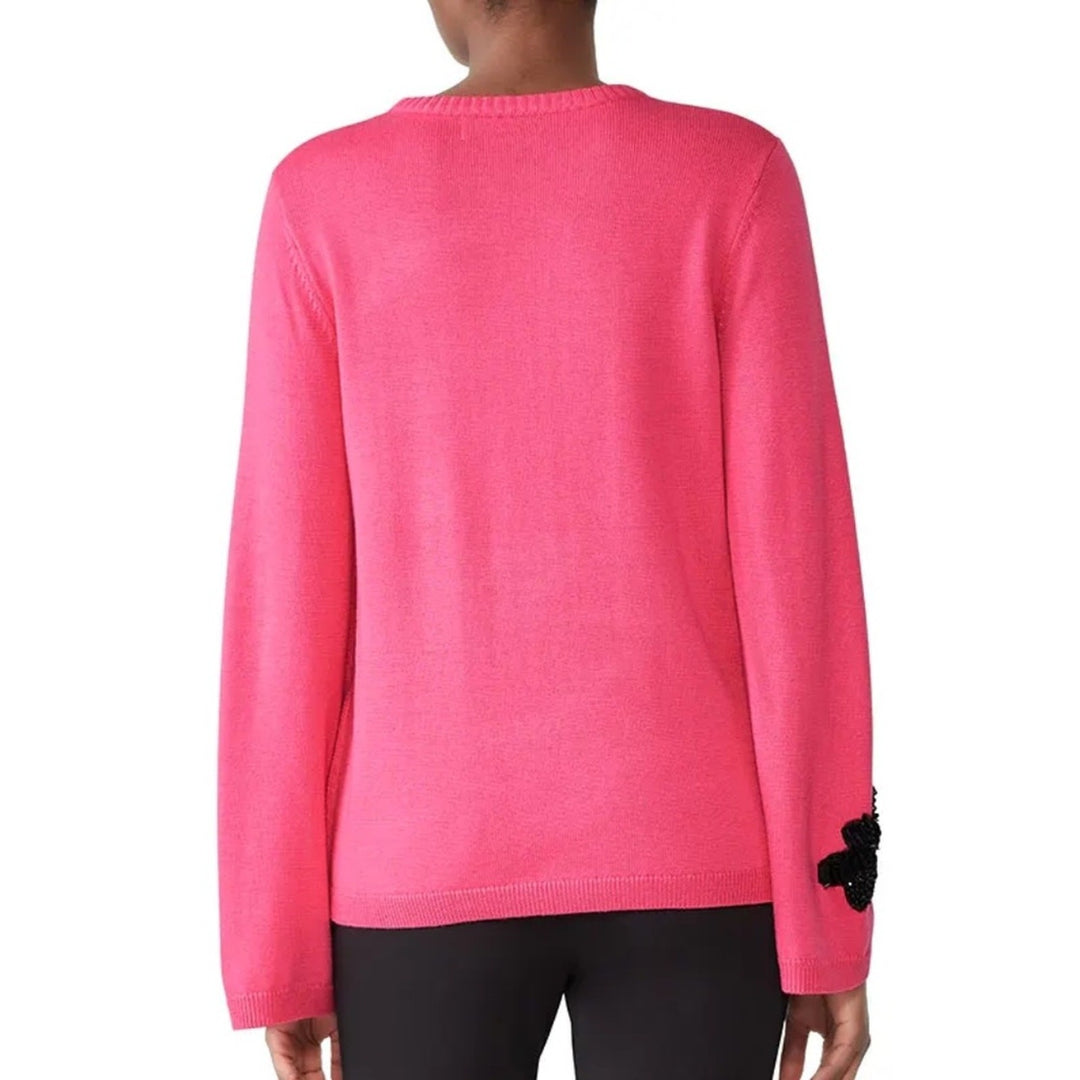 Prabal Gurung X RTR Pink Embellished Sweater Size S