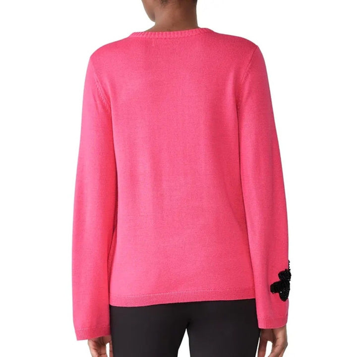 Prabal Gurung X RTR Pink Embellished Sweater Size S