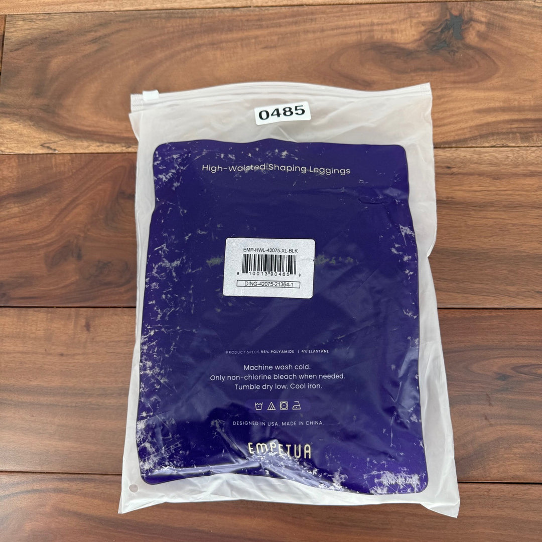 EMPETUA High Waisted Shaping Leggings XL Black Comfort Stretch