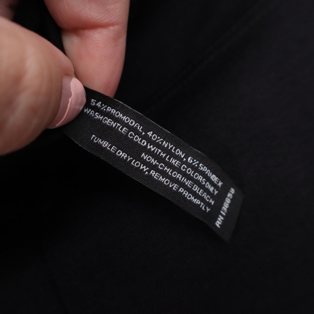 American Giant Black Flared Leggings Pants Women's Size 0