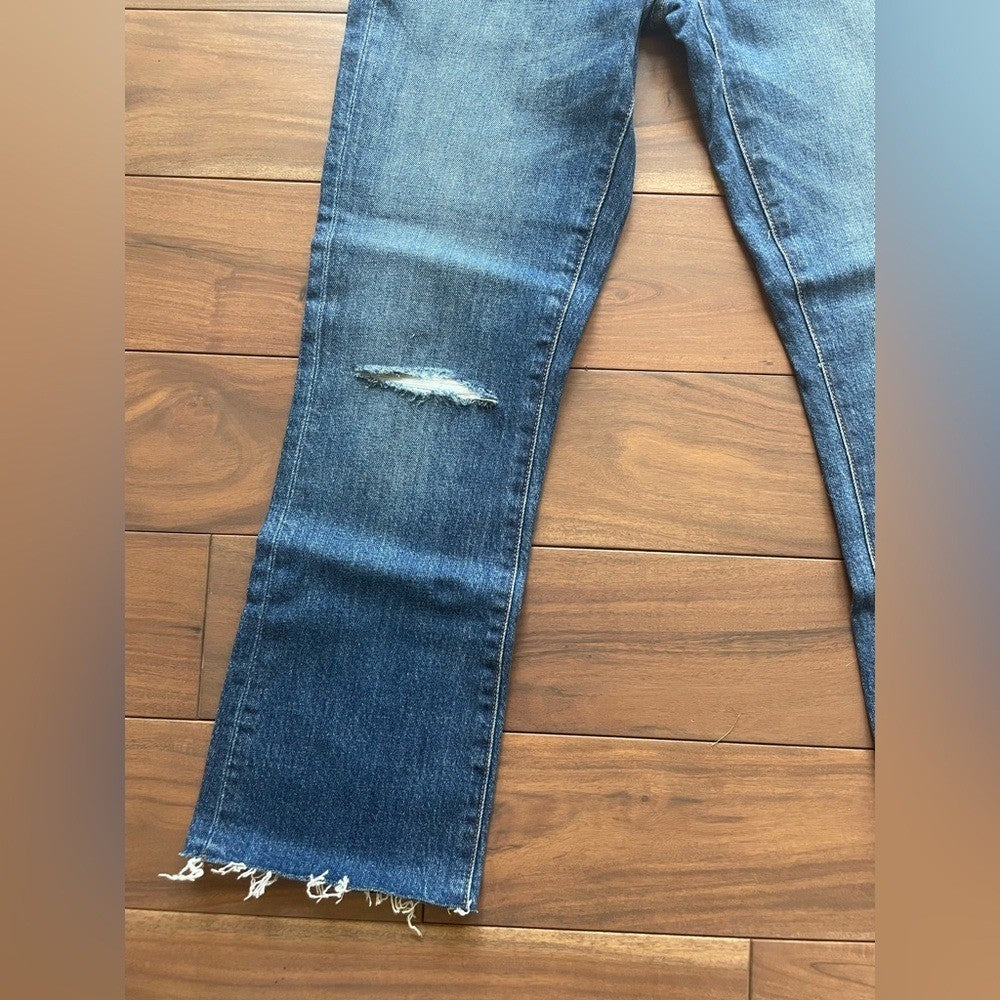 Madewell 10" High Riser Demi Boot Jeans Size 27