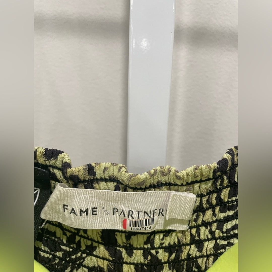 Fame and Parner Suraya Safari Citrus Jumpsuit Size 10