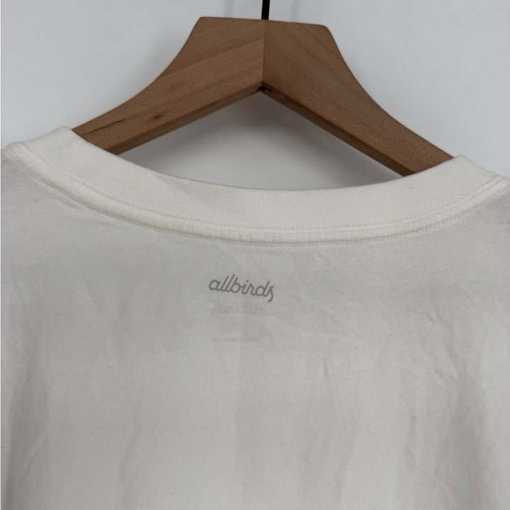 Allbirds Women's Cotton Long Sleeve Tee Blizzard Size XXL