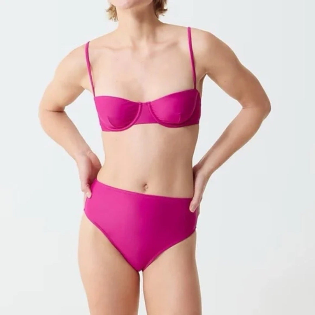 J.Crew Hallie High-Rise Full-Coverage Bikini Bottom Size 3X