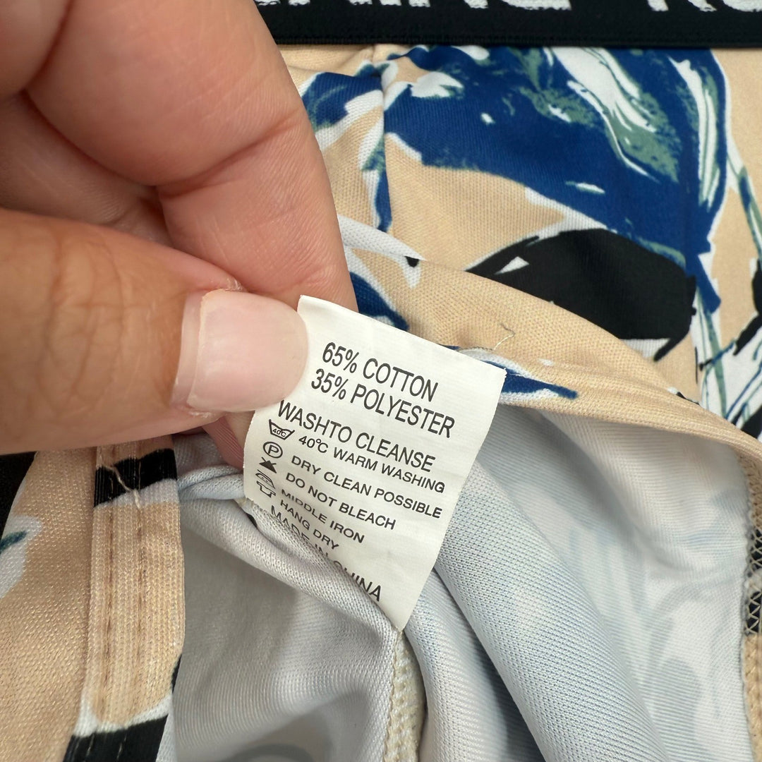 YUNA Running Shorts Floral Print Activewear L/XL Ladies Beach Vacation