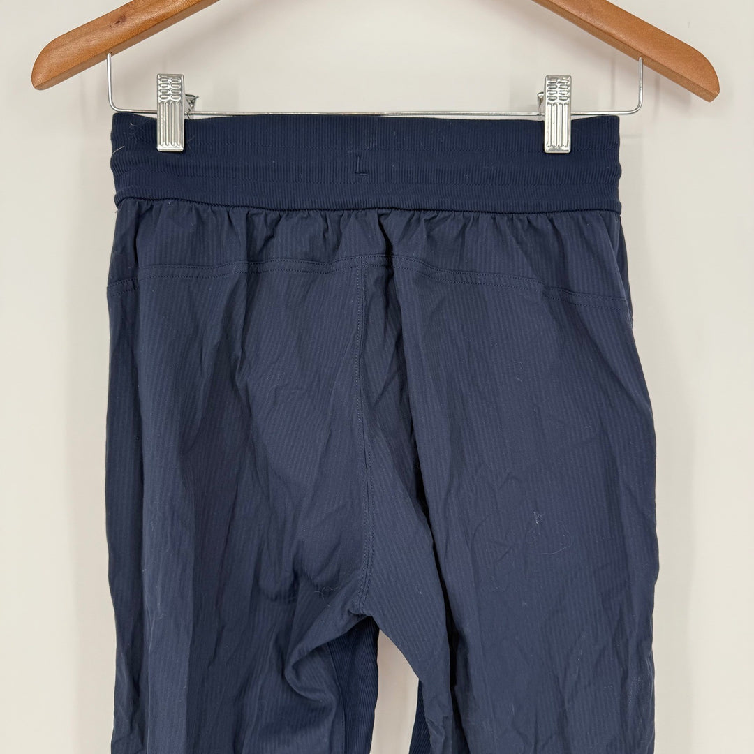 Lululemon Align High Rise Pant Ribbed Navy Blue Size 4 Jogger Athleisure