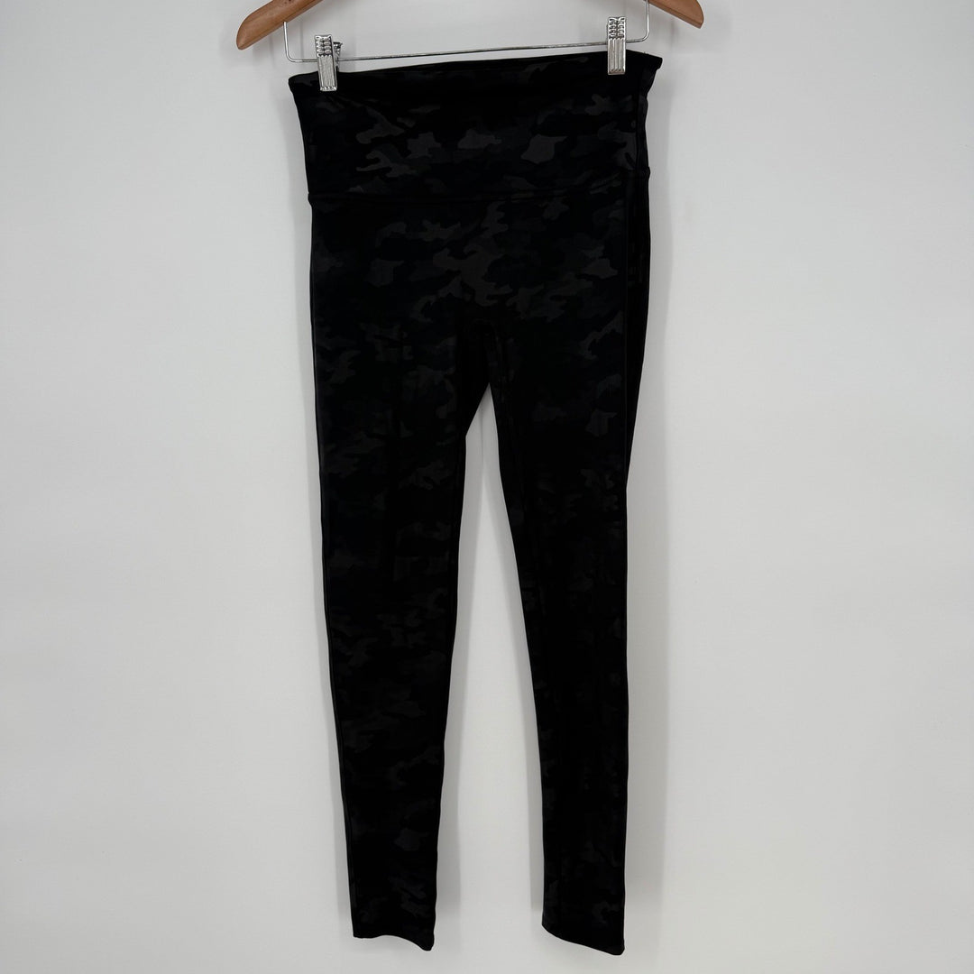 Spanx Camo Print High Waisted Active Leggings Size L