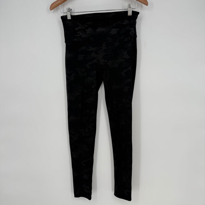 Spanx Camo Print High Waisted Active Leggings Size L