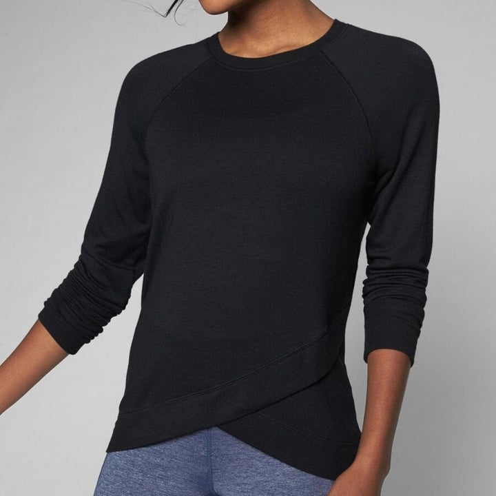 Athleta Criss Cross Sweatshirt Size XXS