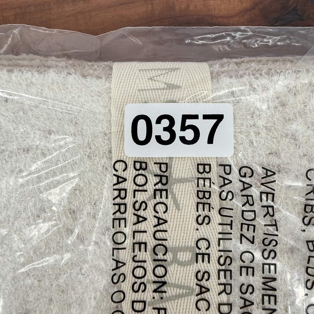 Barefoot Dreams CozyChic Lite Confetti Scarf Womens Cream Taupe Winter Warmer