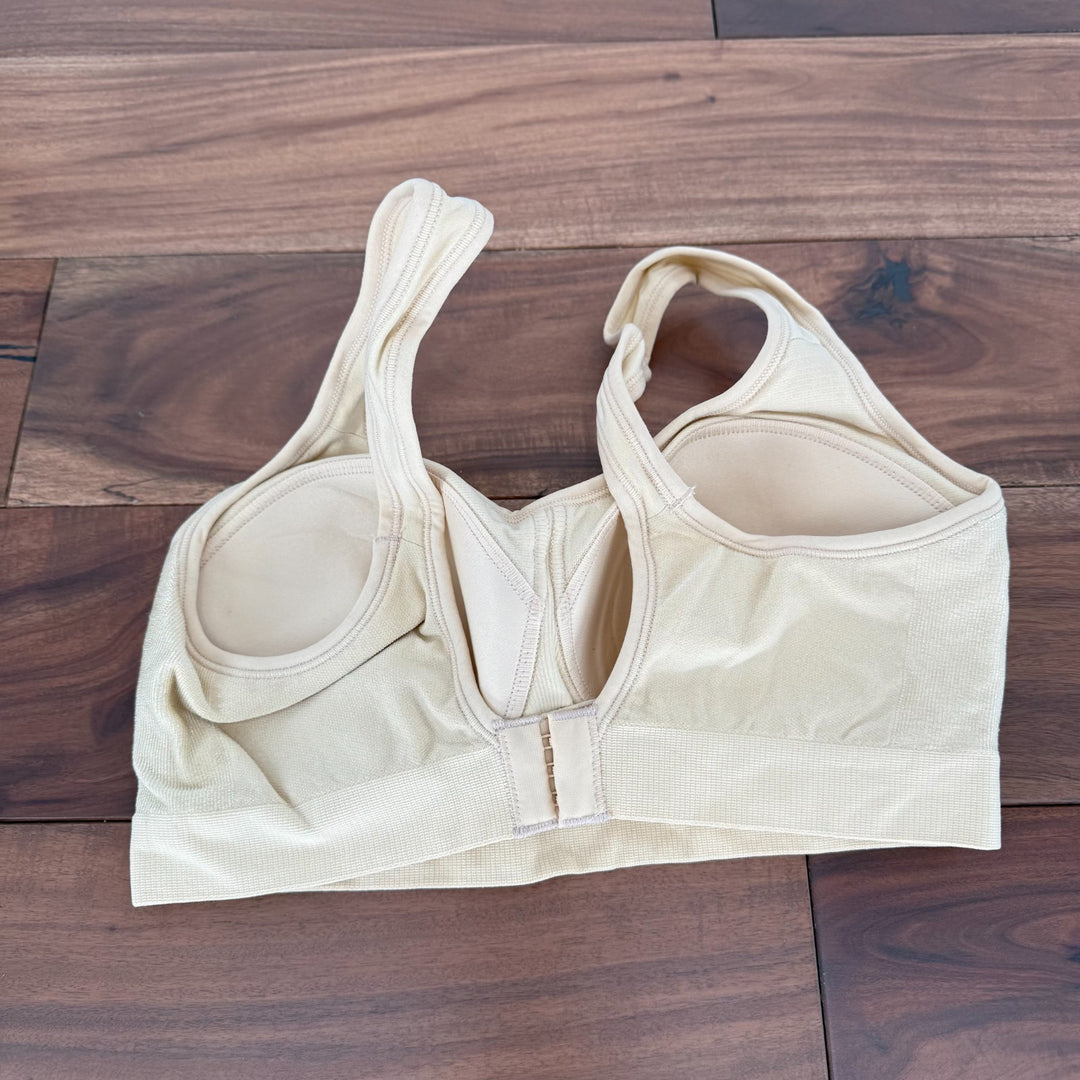 Truekind Daily Comfort Wireless Shaper Bra Womens Medium Nude Full Coverage