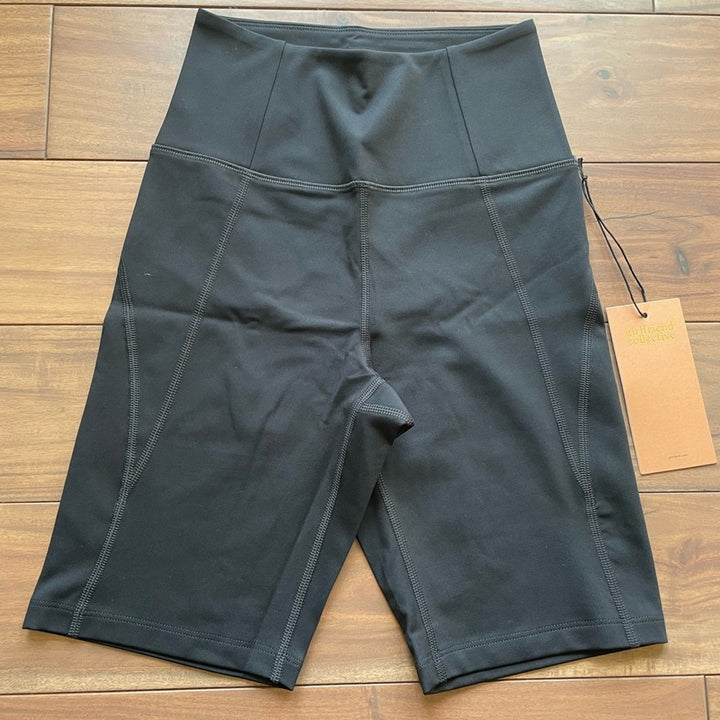 Girlfriend Collective Plum High-Rise Bike Short Size S
