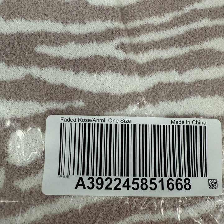 Barefoot Dreams CozyChic Ultra Lite Ocean Breeze Poncho Womens OS Rose Animal