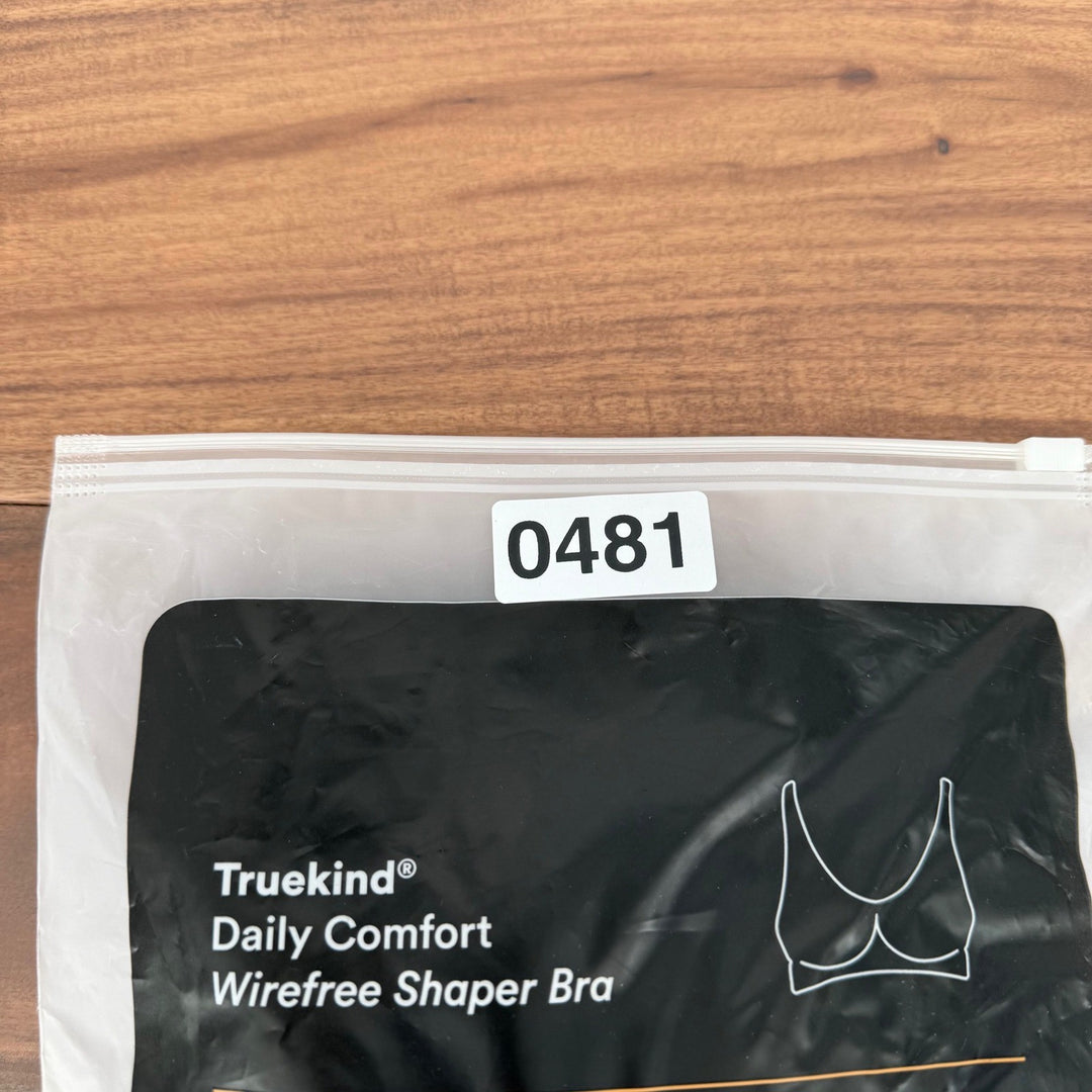 Truekind Daily Comfort Wirefree Shaper Bra - Comfortable Support Black
