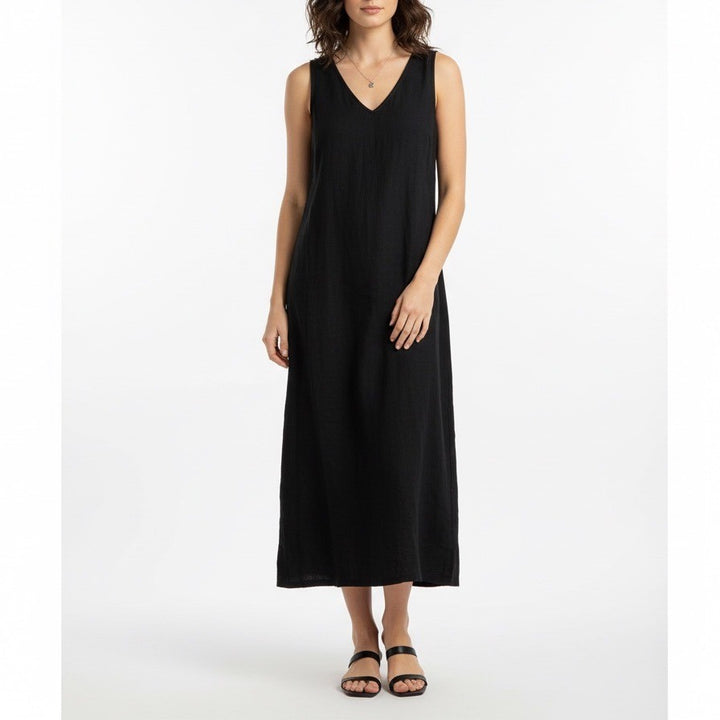 American Giant Women's Linen Tie Dress Size M