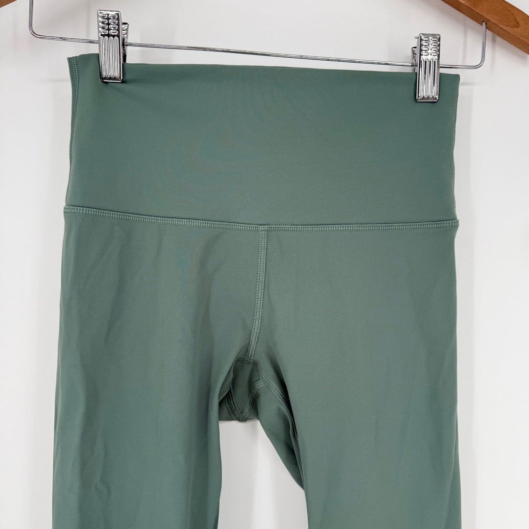 Lululemon Align High Rise Crop Leggings Green Size 4