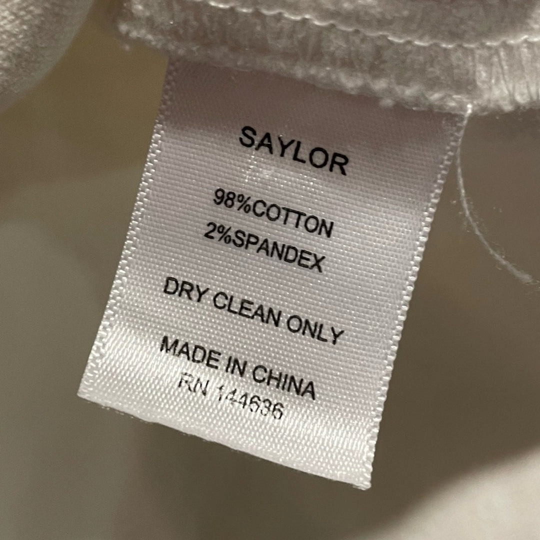 Saylor Harriette Denim Ruffle Sailor Top Size M