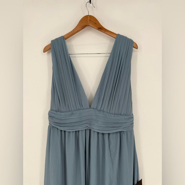 Lulus Heavenly Hues Light Blue Maxi Dress Size XL