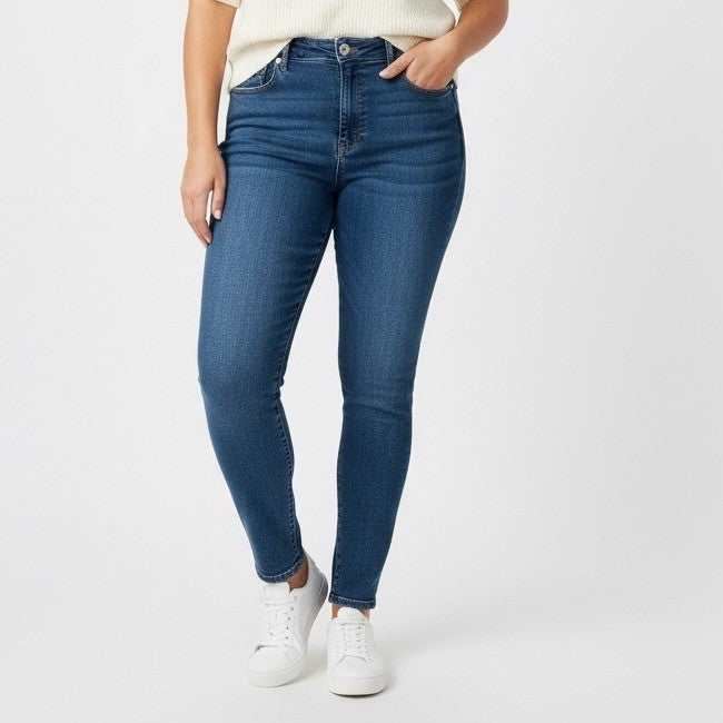 Good American Good Legs Skinny Jeans Blue Wash Size 12 31