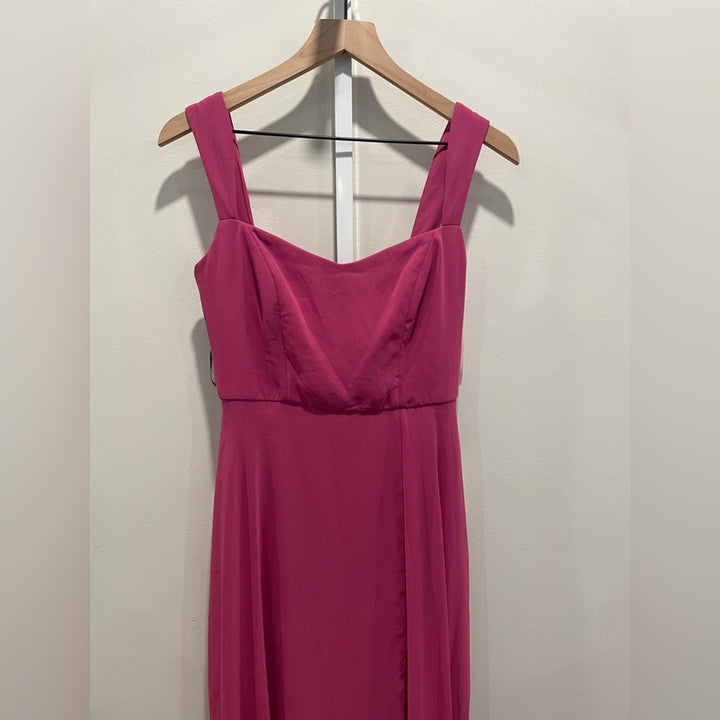 After Six Contoured Wide Strap Sweetheart Maxi Dress Size 4