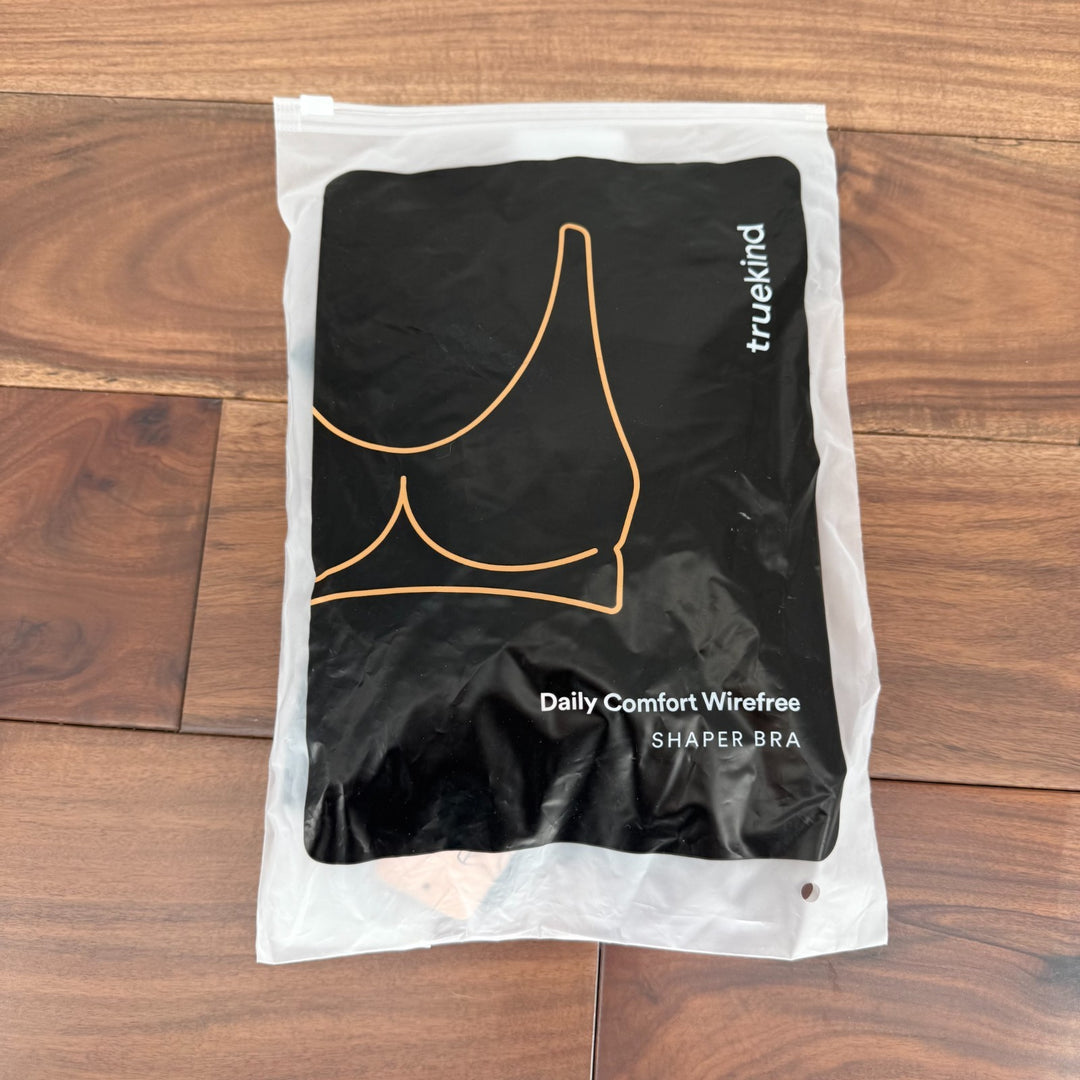 Shapermint Truekind Daily Comfort Wireless Shaper Bra Women 4XL Black Wide Strap