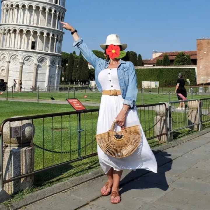 Louna Three Button Midi Dress Size M