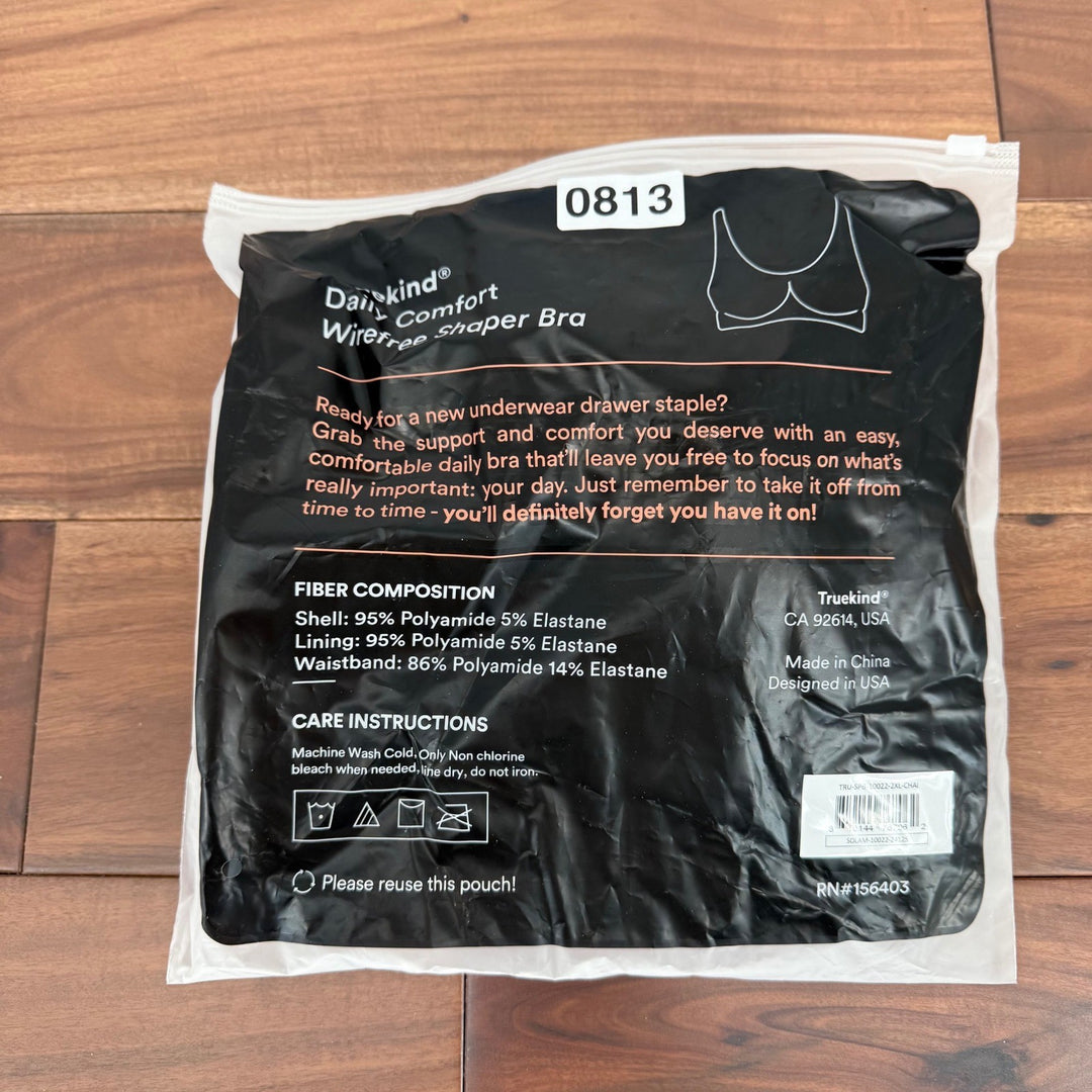 Truekind Daily Comfort Wirefree Shaper Bra Everyday Lingerie