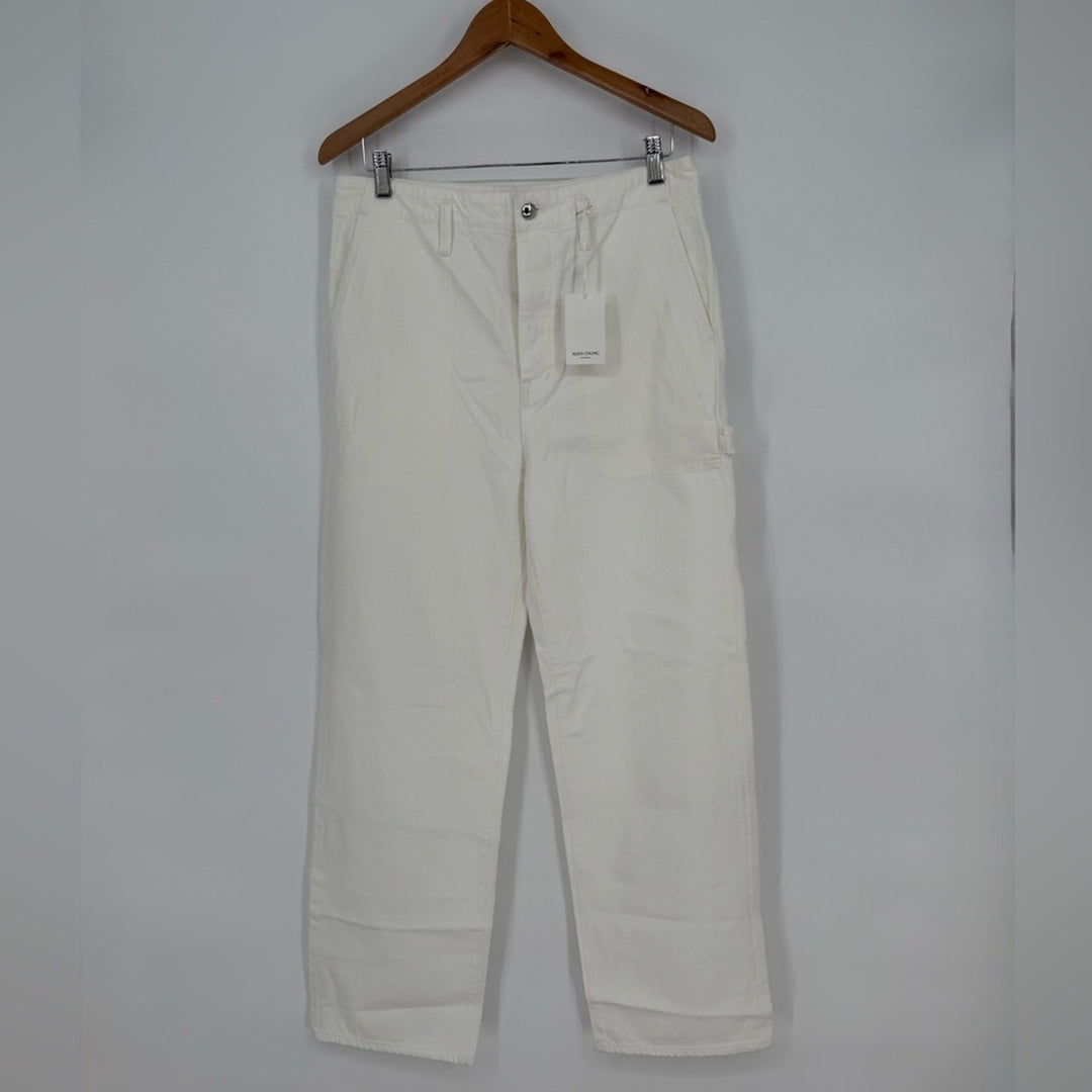 Madewell Alexa Chung for Madewell Workwear Jeans in True White Size 27