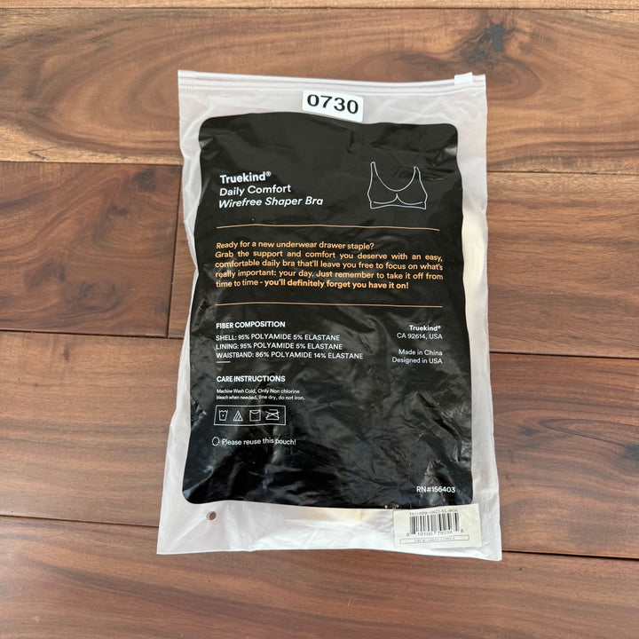 Truekind Daily Comfort Wirefree Shaper Bra Beige XL