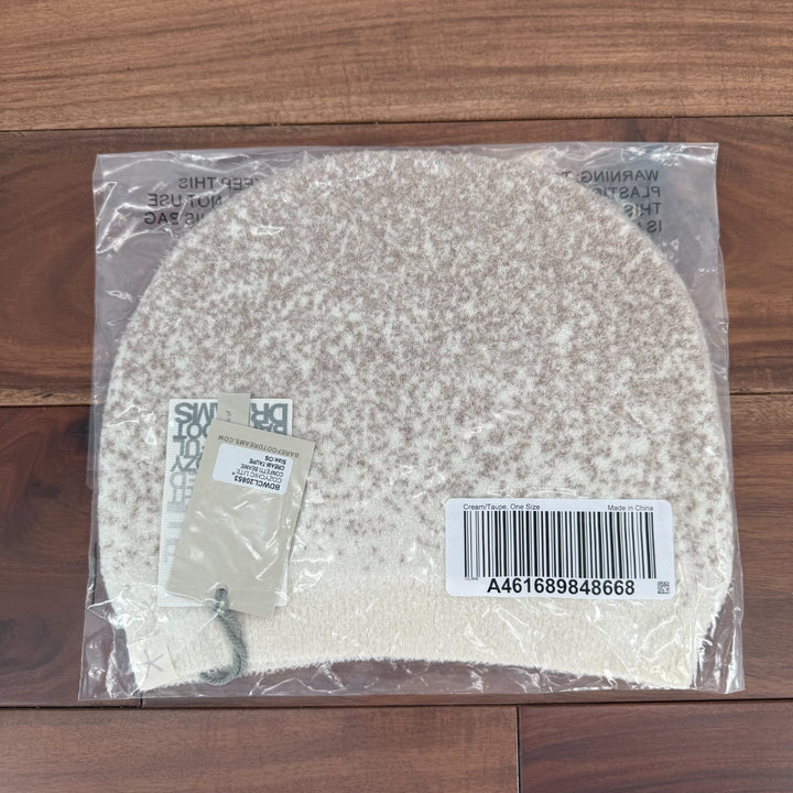 Barefoot Dreams CozyChic Lite Confetti Beanie Hat Womens One Size Taupe