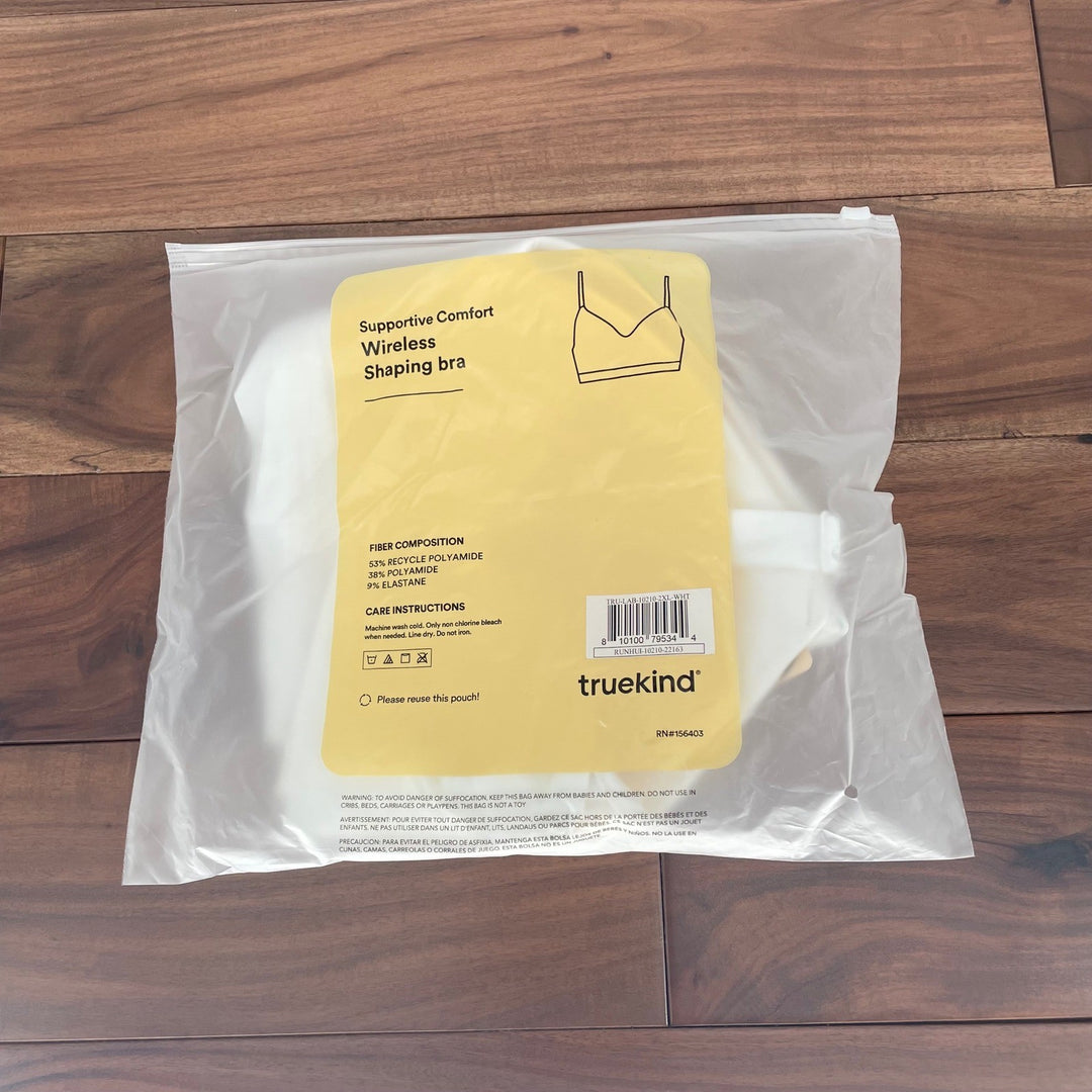 truekind Supportive Comfort Wireless Shaping Bra 2XL White
