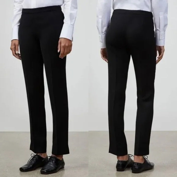 Lafayette 149 Cotton Black Trouser Pants Size 2