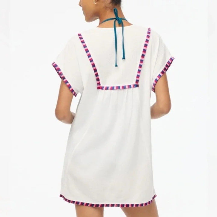 J.Crew Fringe Beach Tunic Size L