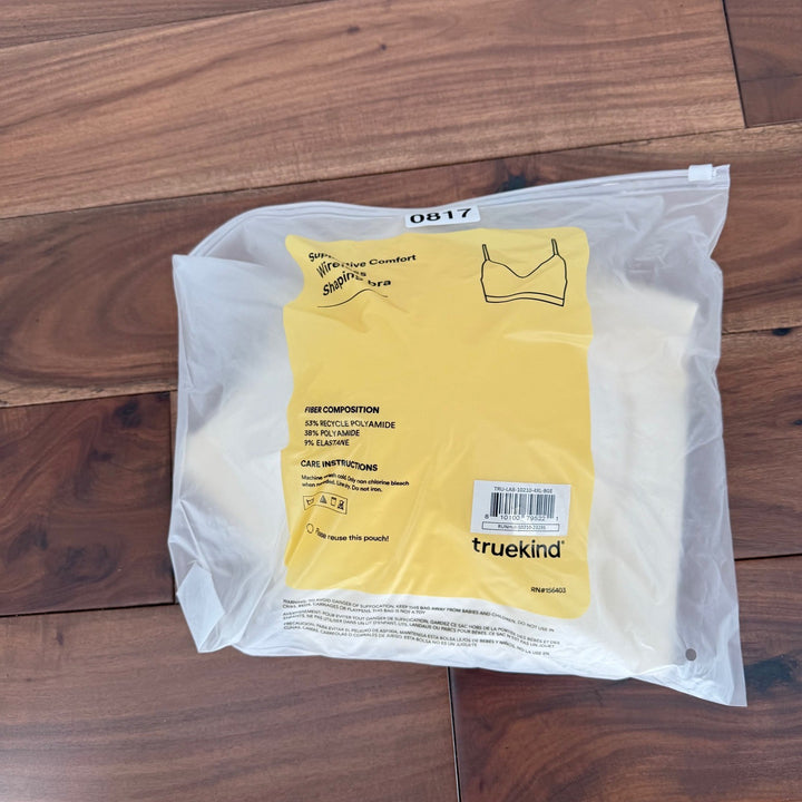 Truekind Supportive Comfort Wireless Shaping Bra 4XL Beige NWT